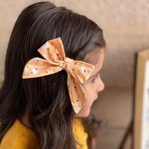 White Poppy Sailor Fall Bow